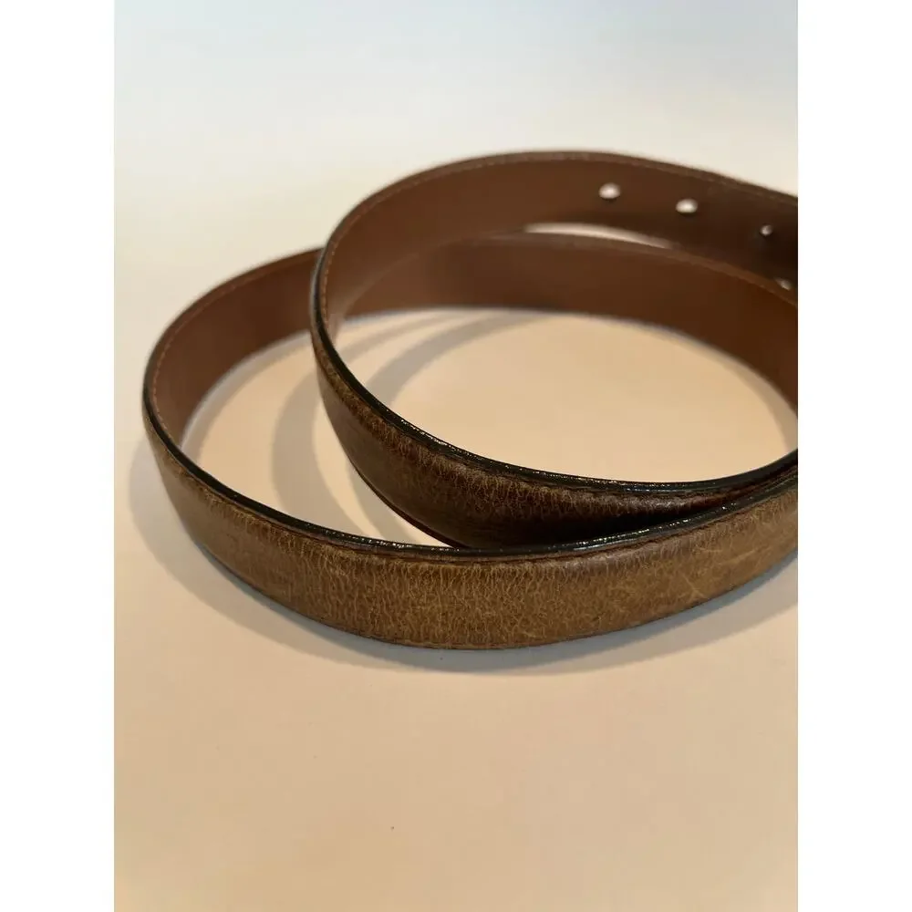 Full Grain Leather Men's Belt Brown Size 36 SG